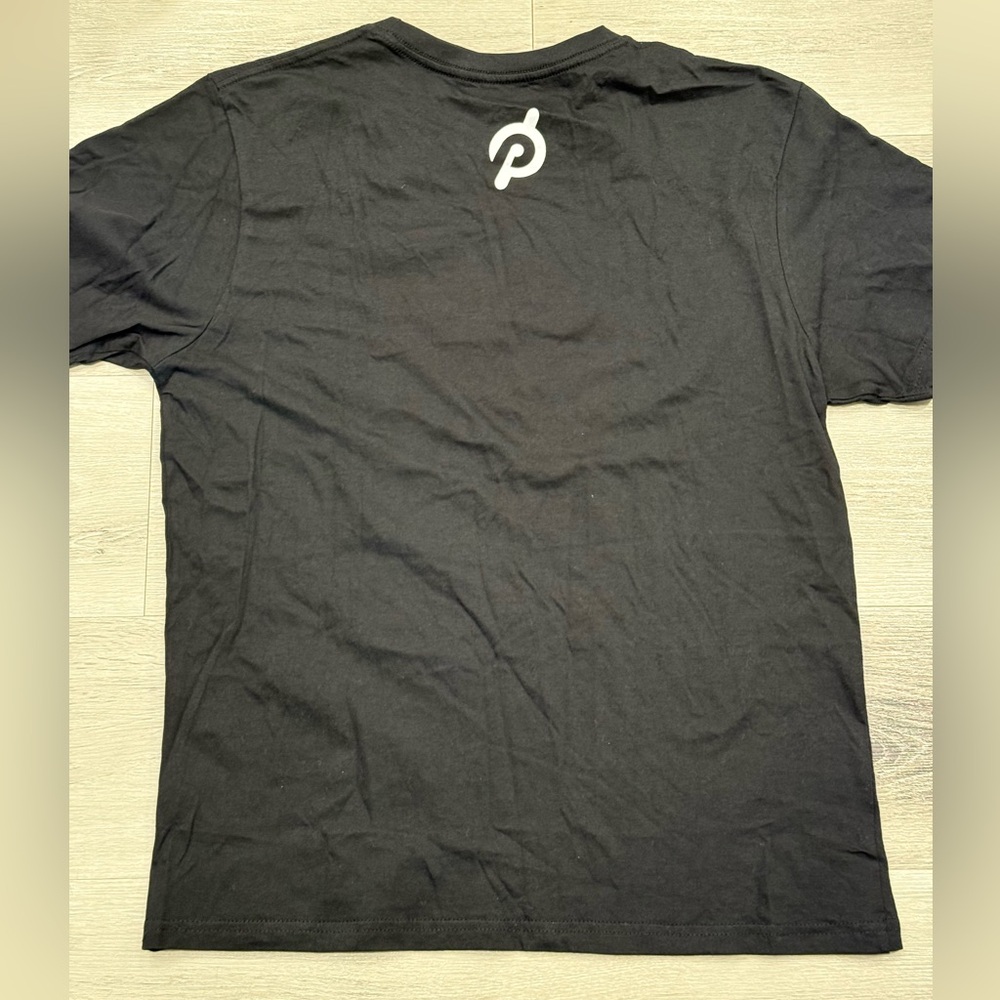 PELOTON Century Ride Black Short Sleeve Tee Unisex Size Medium New without tags - Picture 5 of 7